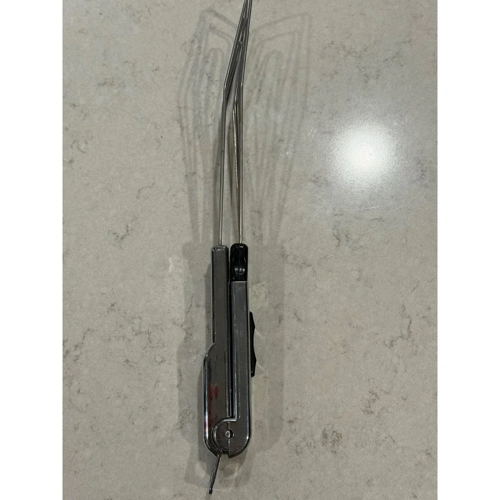 Vintage Handy Chef 2-in-1 Stainless Steel Flat Whisk and Tongs Kitchen Tool